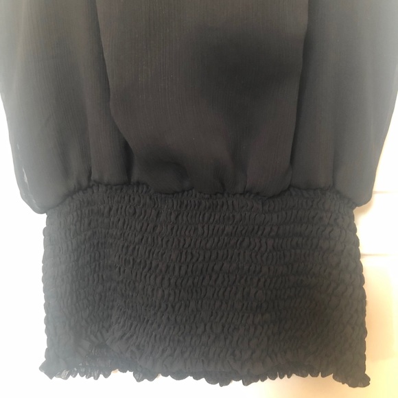 Ladies Sleeveless Black Top/Blouse Size Large - Picture 4 of 7